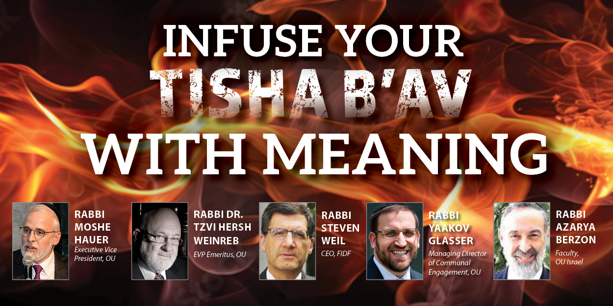 OU Tisha B’av Programming 2024/5784