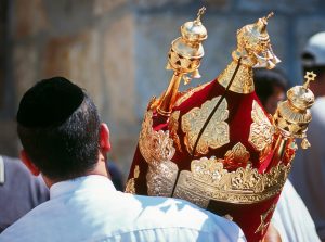 On Simchas Torah (Shemini Atzeres) we dance with the Torah!